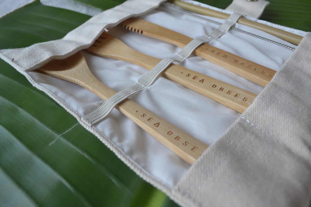 REUSABLE BAMBOO CUTLERY SET